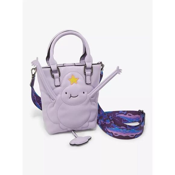 Adventure Time Lumpy Space Princess Mini Tote Crossbody Bag - Picture 2 of 5